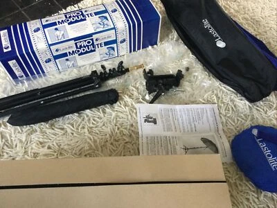 Photographers Lastolite Pro Modulate Kit Silver Black Umbrella Stand Reflector - Image 1 of 4