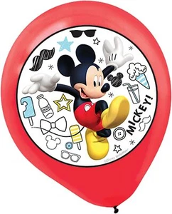 MIckey Mouse On the Go Birthday Party Decoration Latex Balloons - Picture 1 of 1