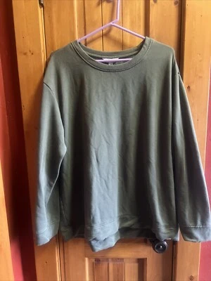 Sudadera Orvis Para Hombre Grande L Verde Pullover Crew Manga Larga Polar Bosque Foto 1 de 3