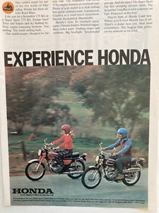 1973 Honda Scrambler 175 K6 Super Sport 175 K6 Motorcycle Print Ad - Picture 1 of 2