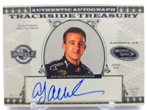 2008 Wheels American Thunder AJ ALLMENDINGER Trackside Treasury Auto NASCAR #AA - Picture 1 of 5