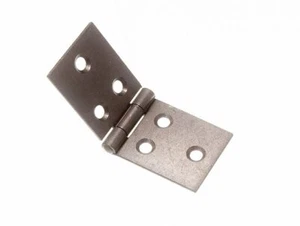 New 5 Pairs Of Back Flap Hinges Steel Sc Self Colour 32mm X 83mm - Onestopdiy - - Picture 1 of 1