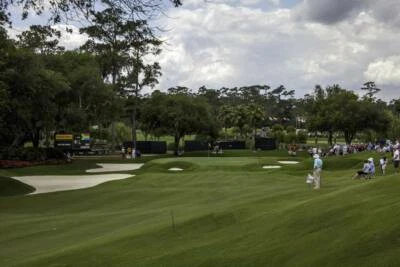 TPC Sawgrass Hole 9 Golf Course Imagekind Wall Art Poster - Image 1 of 4