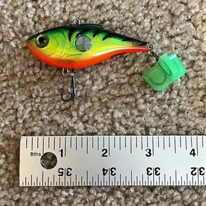 Rapala Clackin Rap 07 Lipless Crankbait Angelköder Grün Orange Crawdad - Bild 1 von 6