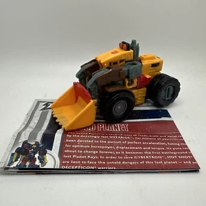 Transformers 2005 Cybertron Landmine Deluxe Class Figure Bulldozer Used - Picture 1 of 7