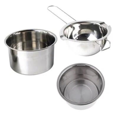 3x Stainless Steel Wax Melting Candle Pot for DIY Soap Making Resin Casting Tool - Image 1 of 4