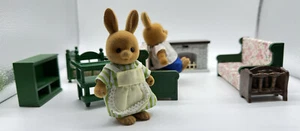 Sylvian Family Furniture And 2 Rabbits All In Good Condition. Some Wearing Noted - Picture 1 of 11