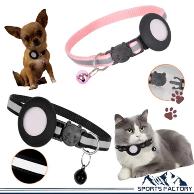 Airtag Dog Cat Pets Collar Breakaway Holder Case For Apple Air Tag Kitten Puppy - Image 1 of 4