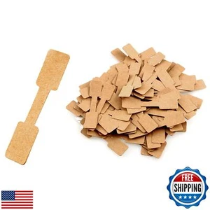 ZZHXSM 200Pcs Blank Jewelry Sticker Price Tags Labels Jewelry Display Cards L - Picture 1 of 4