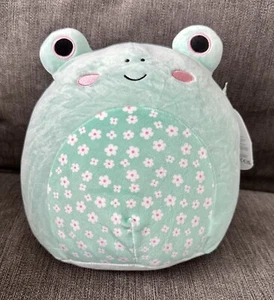SQUISHMALLOWS FRITZ THE FROG 11" Easter Spring Mint Green Teal NWT - Picture 1 of 1