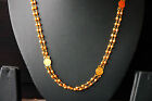 goldplated chain,necklace coin double beads stamped mecca/medina on each coin X1