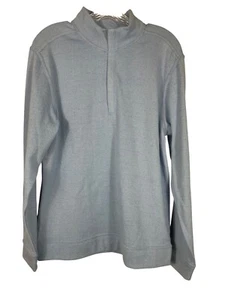 Walter Hagen Mens Daybreak Blue Midweight 1/4 Zip Pullover Sweater Size Small - Picture 1 of 8