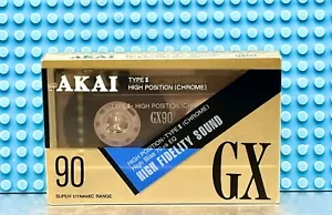 AKAI GX 90 1991 JAPAN TYPE II NASTRO A CASSETTA VUOTO (1) (SIGILLATO) - Foto 1 di 3