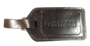 Canon USA Kamera Gepäck Identifikation Reiseanhänger Leder Koop Artikel - Bild 1 von 4