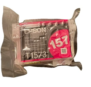 Genuine Epson 157 Vivid Magenta Ultrachrome K3 Ink T157 T1573 T157320 R3000 - Picture 1 of 1