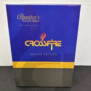 Crossfire The Expositor's Study Bible KJV Deluxe Ed Lederbibel signiert mit Box - Bild 1 von 9