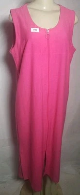 Vestido Tropical Escape Playa Encubrimiento Rosa Sin Mangas Boho Natación Talla Mediana Vacay  Foto 1 de 4