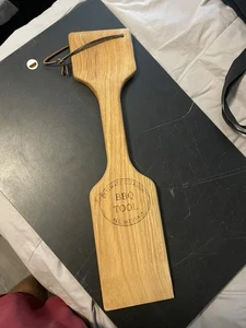 Bristle-Free Grill Scraper Natural Wooden BBQ Cleaning Tool - Picture 1 of 3