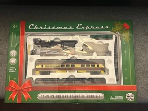 Wow Toyz Christmas Express Set Trenino Classico a Batteria 20 Pezzi NUOVO - Foto 1 di 3