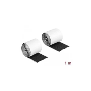 Velcro Auto-adhésif avec ruban adhésif et moelleux L 1 m x l 50 mm noir - Photo 1/1