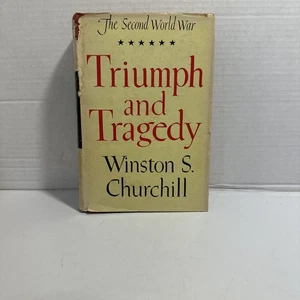 The Second World War Triumph and Tragedy by Winston S. Churchill Hardcover 1953 - Foto 1 di 12