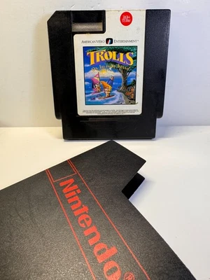 Trolls on Treasure Island (Nintendo NES, 1994) Authentic. Tested. Sleeve. - Image 1 of 4