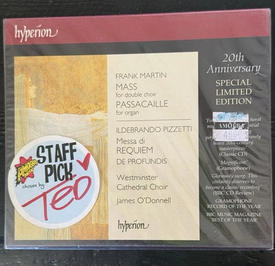 Frank Martin    Mass For Double Choir    Pizzetti  Messa Di Requiem BRAND NEW Foto 1 de 2