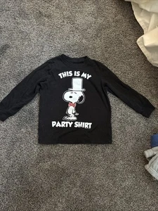 Snoopy 5T This Is My Party Shirt - Picture 1 of 2