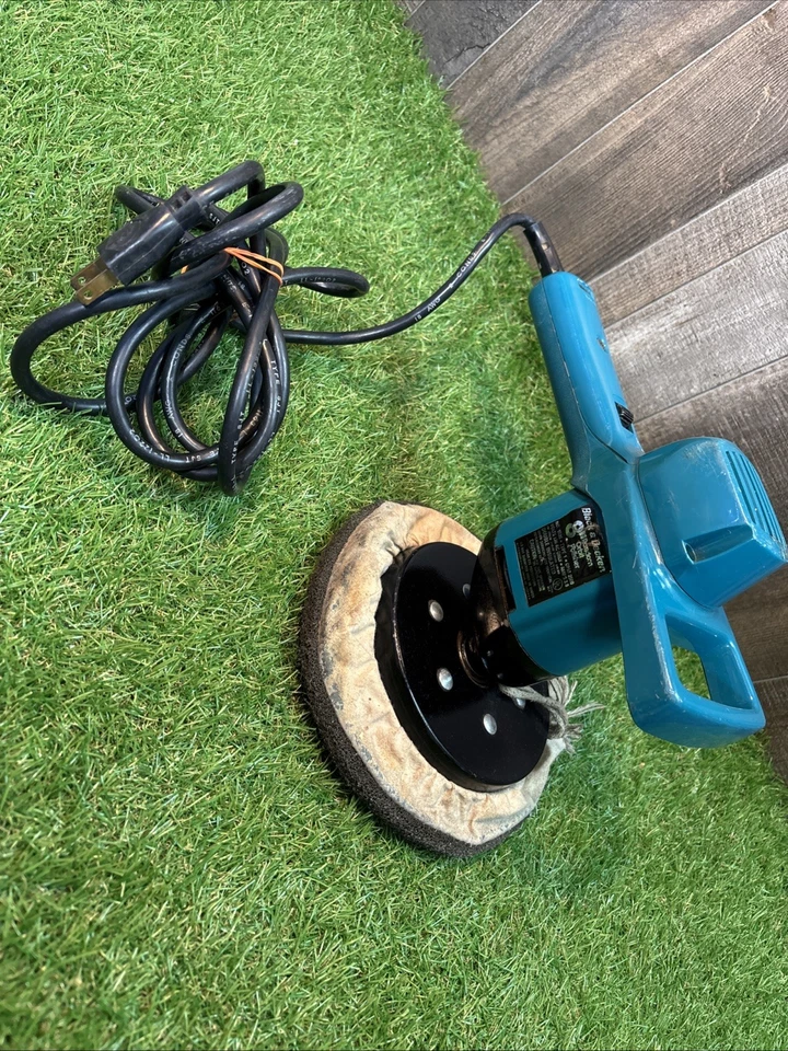 Pulidora orbital aleatoria vintage Black & Decker 3A modelo 9533 probada necesita almohadilla Foto 1 de 4
