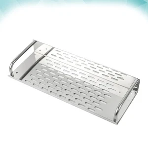 Stainless Steel Shelf Metal Bathroom Shelves Storage Wall Rack Punch-free - Picture 1 of 11