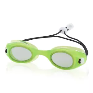 Speedo Glide per Bambini con Occhiali Elastici Comfort Verde/Acciaio Età 3-8 - Foto 1 di 1