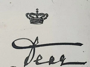 Carta real firmada por la reina Sofía de Grecia documento a Sir Rennell realeza griega - Imagen 1 de 12