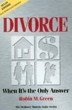 Divorce: When Its the Only Answer - Paperback By Green, Robin M - GOOD