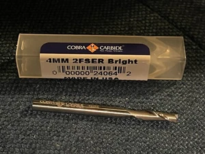 COBRA CARBIDE 24064 Endmill, Metric Endmills Uncoated, 4, Number of Flutes: 2 - Picture 1 of 1