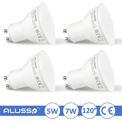 1-100x LED GU10 Birne 5W 7W Kaltweiß Warmweiß Leuchtmittel Spots Strahler 230V - Bild 1 von 4