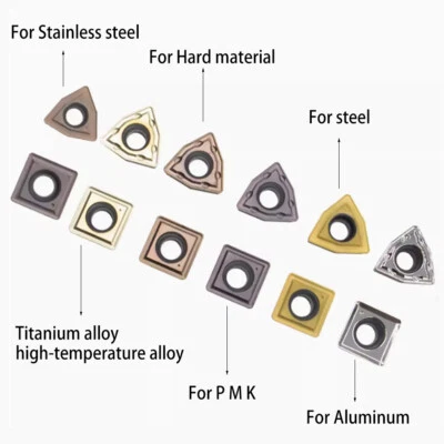 WCMX03/04 WCMT05/06/08 SPMG05/06/07/09/11 insertos de perforación para taladro en U WC/SP Foto 1 de 4