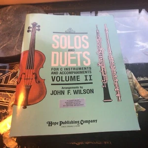 SOLOS AND DUETS: VOLUME TWO-C INSTRUMENT By John Wilson - Picture 1 of 11