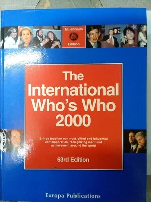 International Who s Who 2000-63rd EDITION *GOOD* - Image 1 of 4