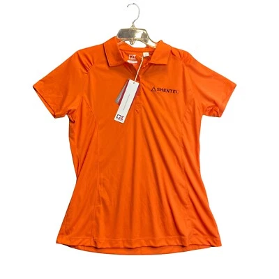 Camisa polo feminina Cutter & Buck CB DryTec SHENTEL LG ajustada pavio de umidade nova com etiquetas - Imagem 1 de 4