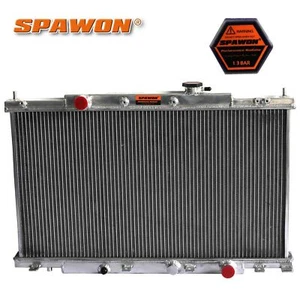 SPAWON Aluminum Radiator For Honda CRV Element 2.4L L4 2002-2006 2 Row MT 2443 - Picture 1 of 8