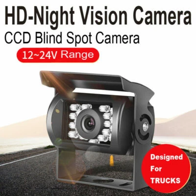 HD RCA AV-IN  Waterproof Rear View Backup Camera For Bus Truck Cams Night Vision - Image 1 of 4