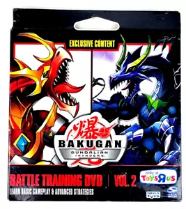 Bakugan Gundalian Invaders Battle Training DVD Volume 2 TOYS R US Exclusive New - Imagen 1 de 2