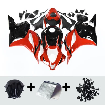 Red Black Fairings Kit for Honda 2009-2012 CBR600RR F5 11 ABS Injection Bodywork - Image 1 of 4
