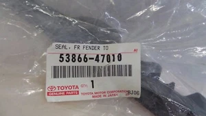 TOYOTA PRIUS SEAL, FRONT FENDER TO COWL SIDE, RH 53866-47010 5386647010 - Picture 1 of 2