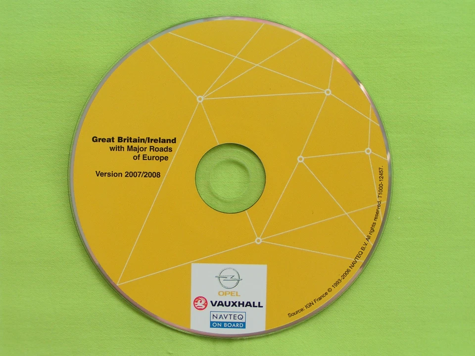 CD NAVIGATION OPEL NCDC NCDR ENGLAND IRLAND + EU 2008 ZAFIRA ASTRA CORSA SIGNUM - Bild 1 von 1