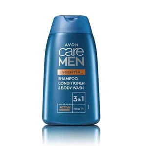 AVON Care Men * Essentials * 3-in-1 Shampoo, Conditioner & Body Wash * 6.7oz - Picture 1 of 1