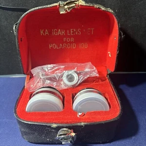 Kaligar Auxiliary Lens Set for Polaroid 100 Camera w/ Case - Picture 1 of 6