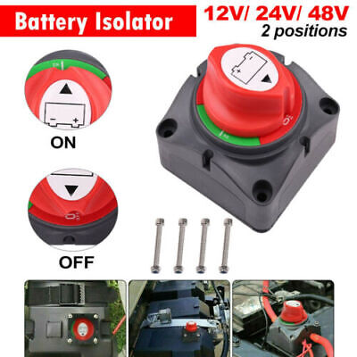 For Car SUV RV Marine Boat Battery Isolator Disconnect Rotary Switch Cut On/Off. • 12.84$