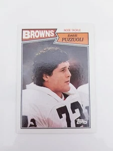 DAVE PUZZUOLI 1987 Topps #95 Cleveland Browns NFL Football Sports Trading Card - Picture 1 of 2