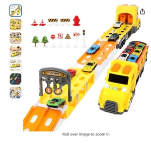 Kids Toy Transport Cars Carrier Truck with Cars Boys Girls Great Gift! - Picture 1 of 11